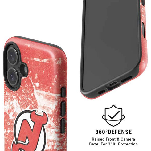 NHL New Jersey Devils Frozen iPhone 16 Plus Magsafe Impact Case